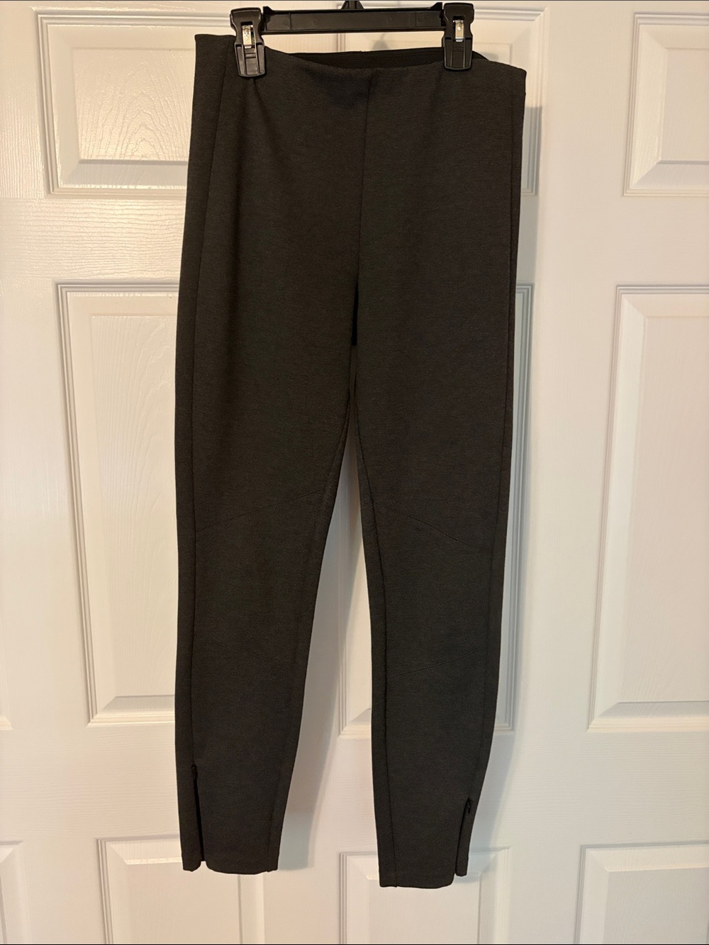 Polo by Ralph Lauren Charcoal Pull-On Leggings with Ankle Zips